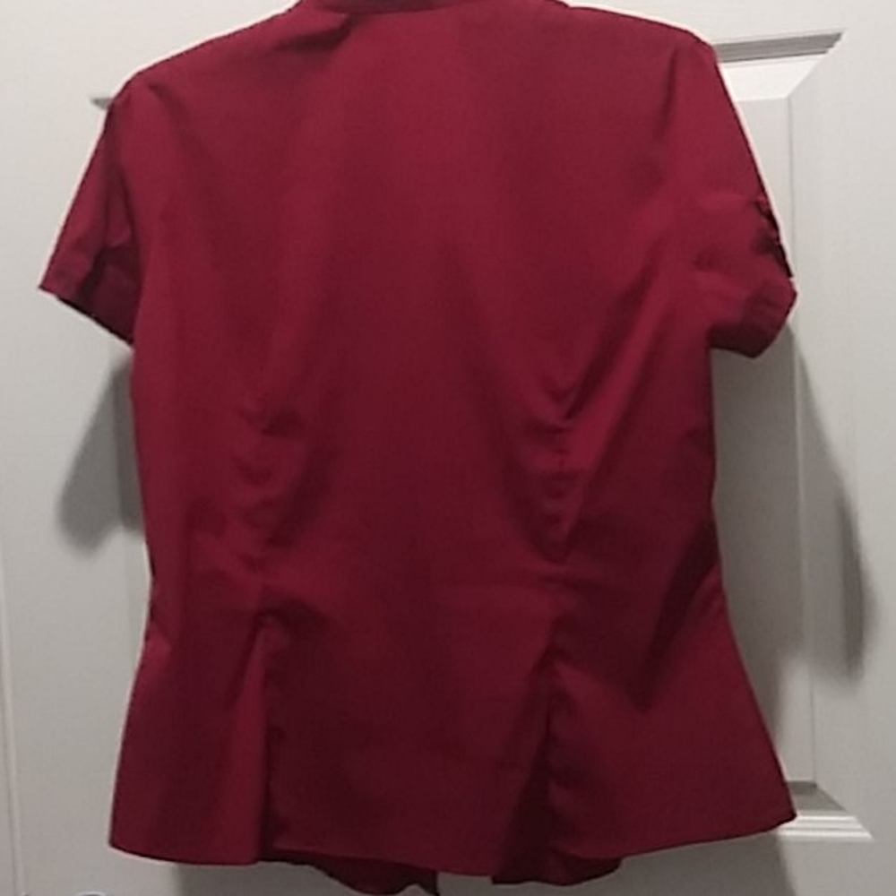 Hillard & Handson Large Burgundy shirt - Picture 3 of 5